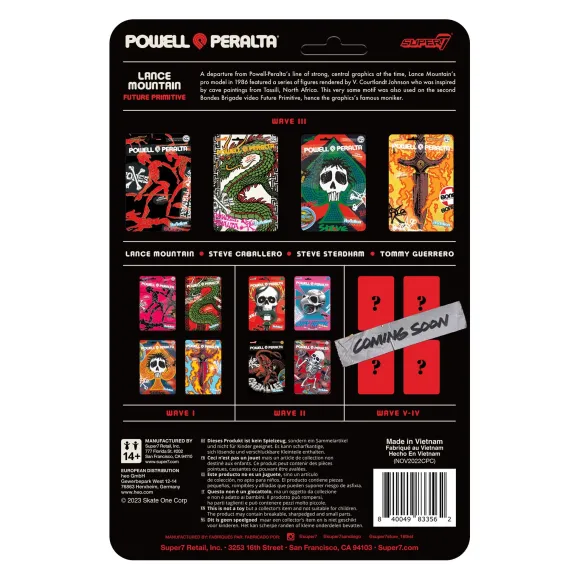 Powell-Peralta Reaction Figure Wave 3 - Lance Mountain (Lava Rock)