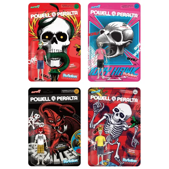 Powell-Peralta Reaction Figures Wave 2 - Set Of 4
