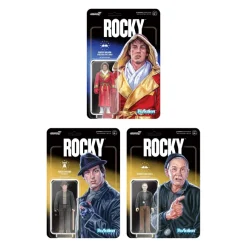 Rocky Reaction Figures Wave 03 (Rocky I) - Italian Stallion Rocky, Street Rocky, Mickey