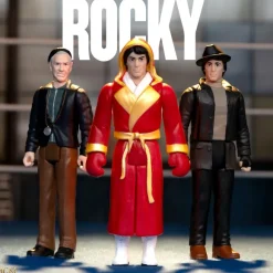 Rocky Reaction Figures Wave 03 (Rocky I) - Italian Stallion Rocky, Street Rocky, Mickey