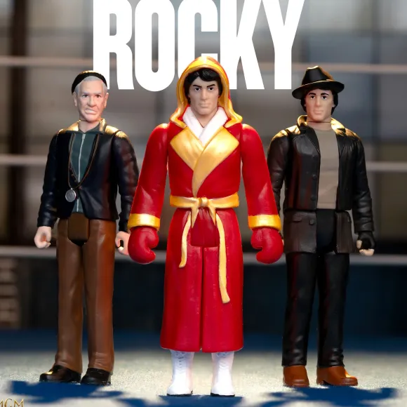 Rocky Reaction Figures Wave 03 (Rocky I) - Italian Stallion Rocky, Street Rocky, Mickey