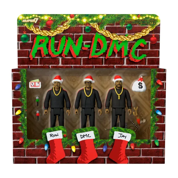 Run Dmc Reaction Figures Wave 2 - Holiday 3 Pack