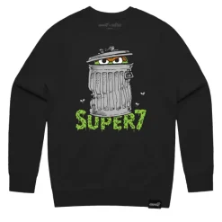 Sesame Street Crewneck Sweatshirt - Oscar The Grouch