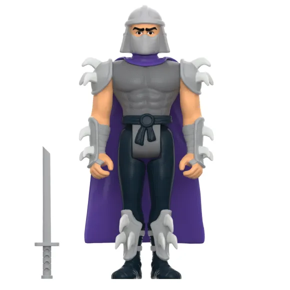 Teenage Mutant Ninja Turtles Reaction Figures Wave 8 - Undercover Raphael, Shredder, Rocksteady & Foot Soldier (Cartoon)