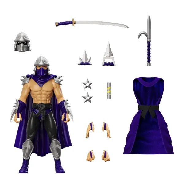 Teenage Mutant Ninja Turtles Ultimates! Wave 8 - Shredder (Silver Armor)