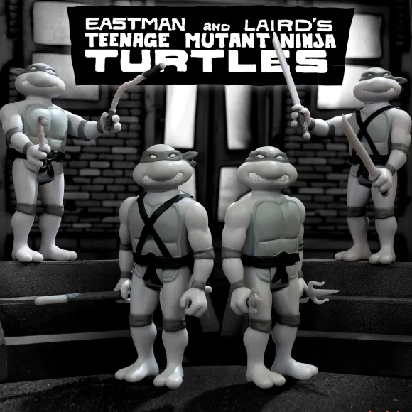 Teenage Mutant Ninja Turtles Reaction Figure Wave 9 - Donatello (Comic Greyscale)