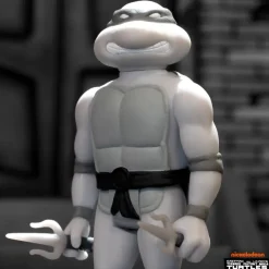 Teenage Mutant Ninja Turtles Reaction Figure Wave 9 - Donatello, Leonardo, Michelangelo & Raphael (Comic Greyscale)