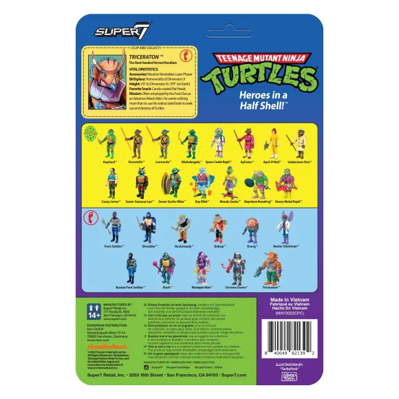Teenage Mutant Ninja Turtles Reaction Wave 6 - Triceraton