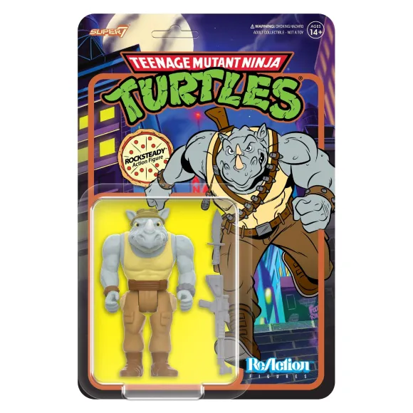 Teenage Mutant Ninja Turtles Reaction Figures Wave 08 - Rocksteady (Cartoon)