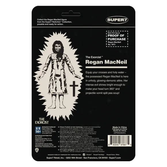 The Exorcist Reaction Figures - Regan (Monster Glow)