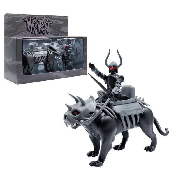 The Four Worstmen Of The Apocalypse Reaction Figure - Black Falcon And Famine Puma