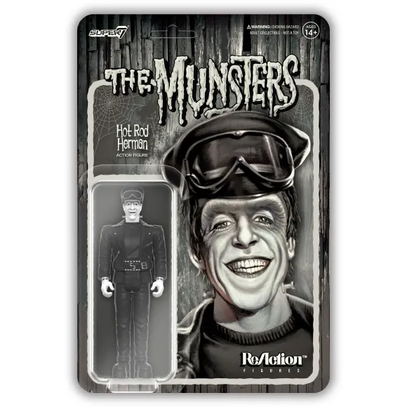 The Munsters Reaction Wave 3 - Hot Rod Herman (Grayscale)