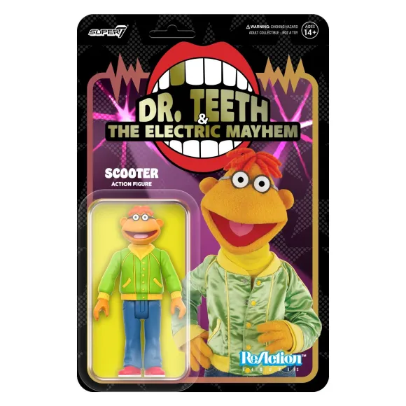 The Muppets Reaction Figures Wave 1- Electric Mayhem Band - Scooter