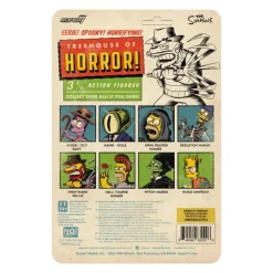 The Simpsons Reaction Figures Wave 04 (Tree House Of Horror V2) - Hell Toupee Homer