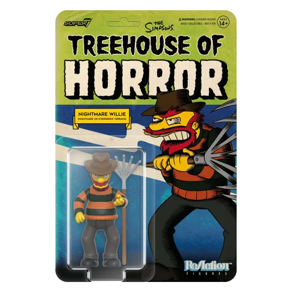 The Simpsons Reaction Figures Wave 04 (Tree House Of Horror V2) - Nightmare Willie