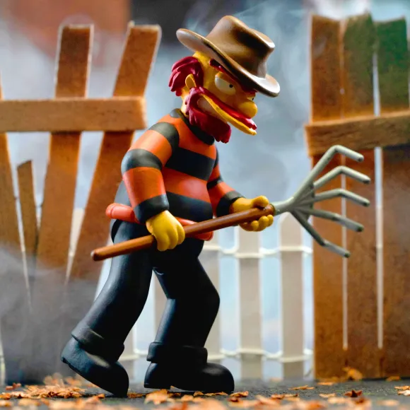The Simpsons Reaction Figures Wave 04 (Tree House Of Horror V2) - Nightmare Willie