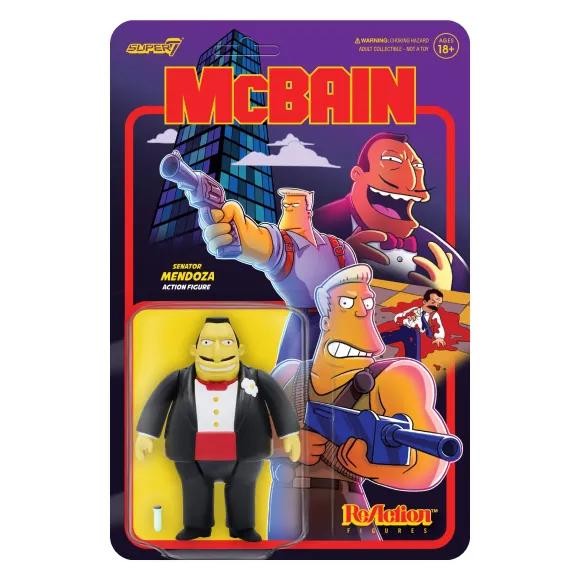 The Simpsons Reaction Wave 1 Mcbain - Senator Mendoza