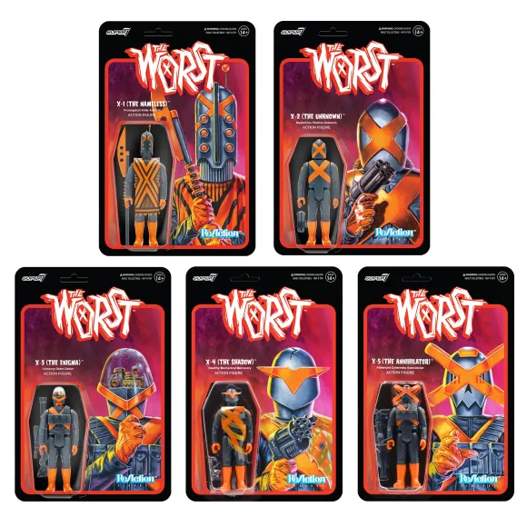 The Worst Reaction Figures Wave 3 - X-Series (Full Set)
