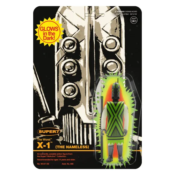 The Worst Reaction Figures Wave 3C - X-1 (Monster Glow) Sdcc 22