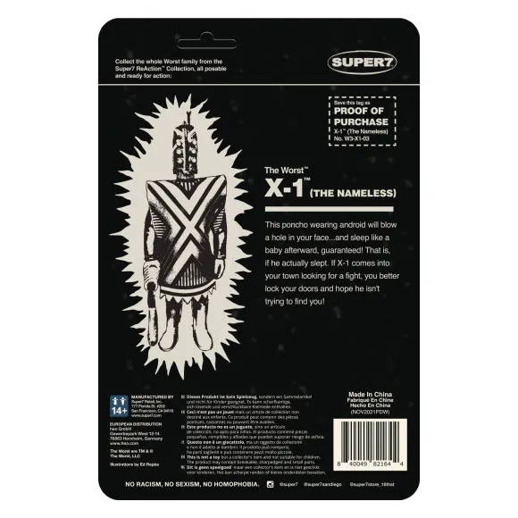 The Worst Reaction Figures Wave 3C - X-1 (Monster Glow) Sdcc 22