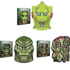 Toho Masks Set Of 3 - Mechagodzilla, Hedorah & Godzilla Glow