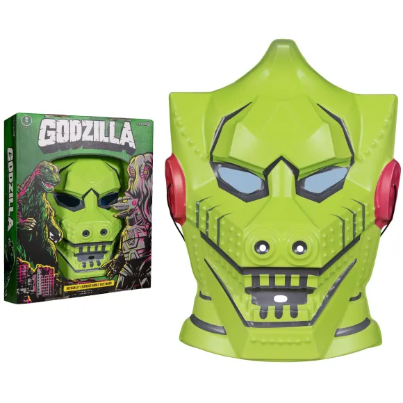 Toho Masks Set Of 3 - Mechagodzilla, Hedorah & Godzilla Glow