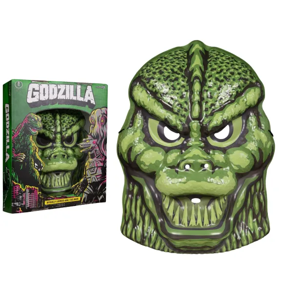 Toho Masks Set Of 3 - Mechagodzilla, Hedorah & Godzilla Glow