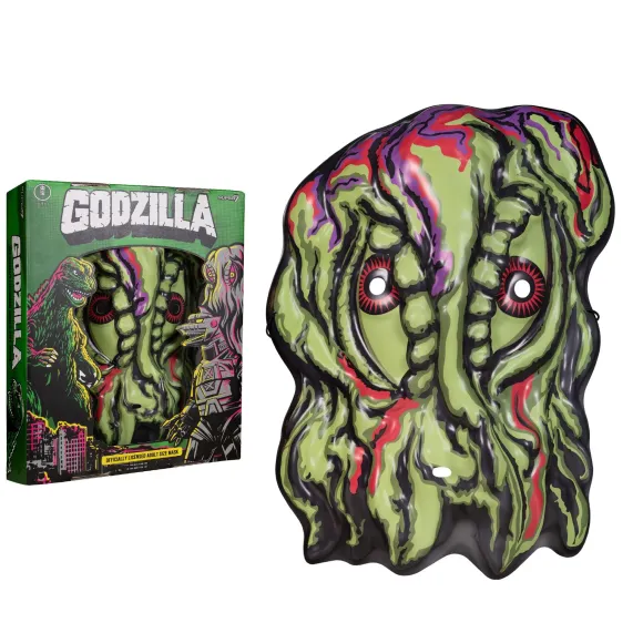 Toho Masks Set Of 3 - Mechagodzilla, Hedorah & Godzilla Glow