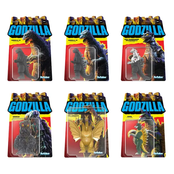 Toho Reaction Figures Wave 2 - Set Of 6
