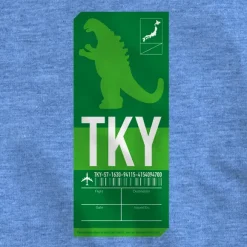 Toho T-Shirt - Godzilla Ticket