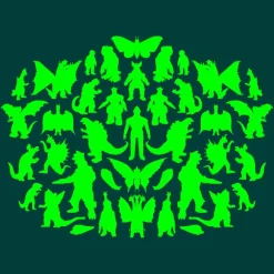 Toho T-Shirt - Kaiju Rorschach