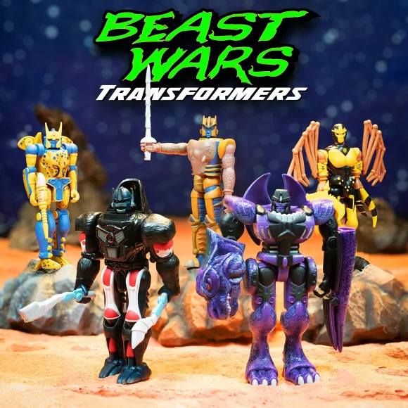 Transformers Reaction Figures Wave 7 Beast Wars - Set Of 5