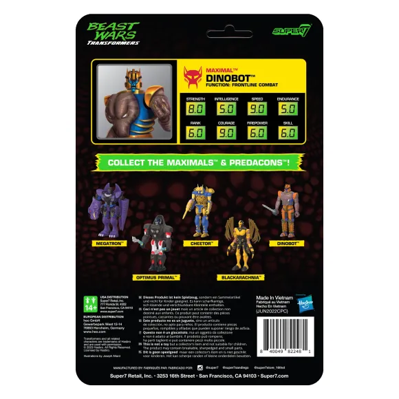 Transformers Reaction Wave 7 Beast Wars - Dino Bot