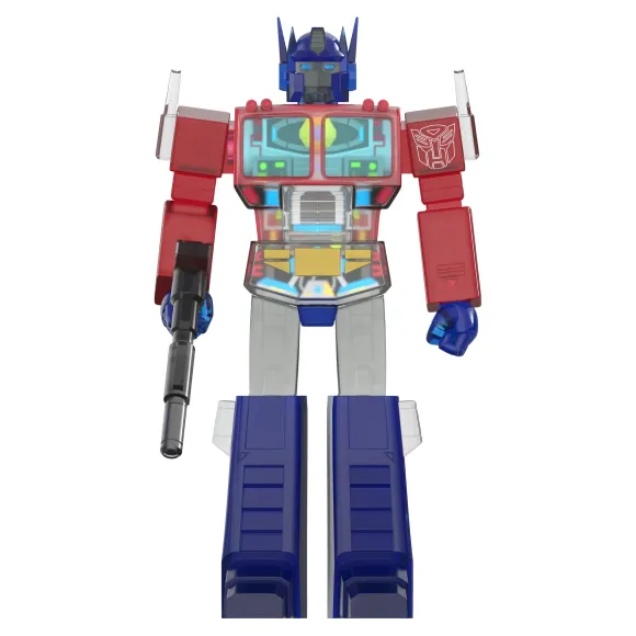 Transformers Super Cyborg - Optimus Prime (Clear Red / Blue)