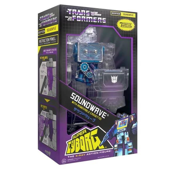 Transformers Super Cyborg -Soundwave Clear (Nycc 2020)