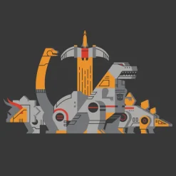 Transformers T-Shirt - Geometric Dinobots