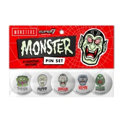 Universal Monsters Button Pack - Freakyfaces (Set Of 5)