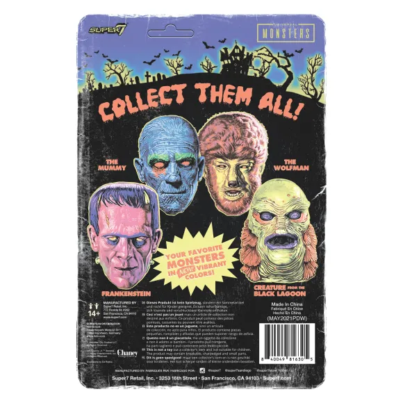 Universal Monsters Reaction Figure - Creature From The Black Lagoon (Costume Colors)