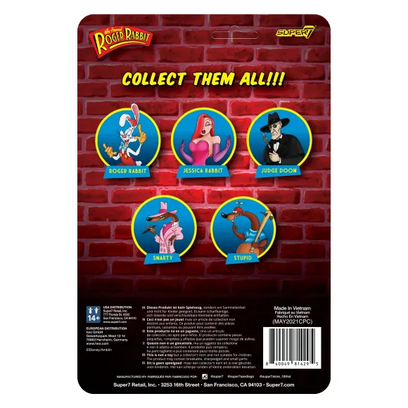 Who Framed Roger Rabbit Reaction Figure Wave 1 - Stupid