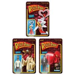 Who Framed Roger Rabbit Reaction Figures Wave 2 - Set Of 3